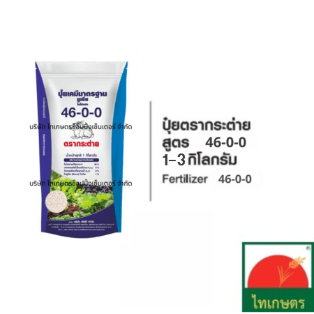 ปุ๋ยยูเรีย ตรากระต่าย สูตร 46-0-0 บำรุงต้น ไม้ประดับ ผัก ข้าว หญ้า ปุ๋ยยูเรีย ตรากระต่าย สูตร 46-0-0 บำรุงต้น ไม้ประดับ ผัก ข้าว หญ้า